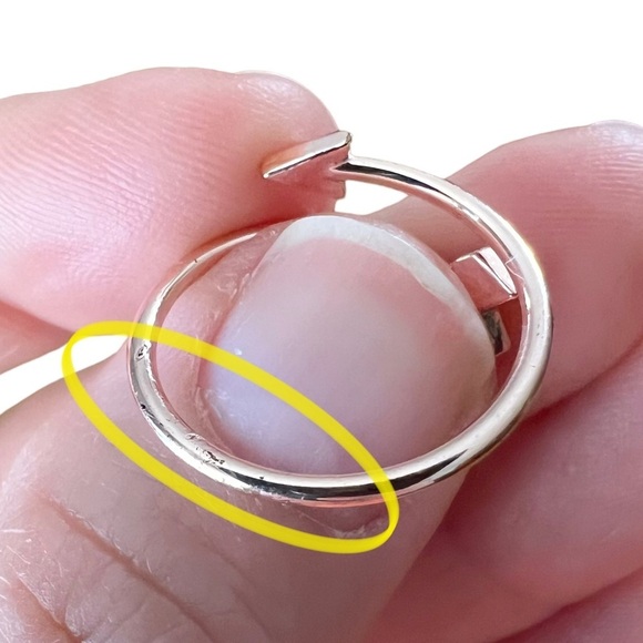 Rose Gold Tone Arrow Thin Dainty Band Wrap Ring - Picture 8 of 9